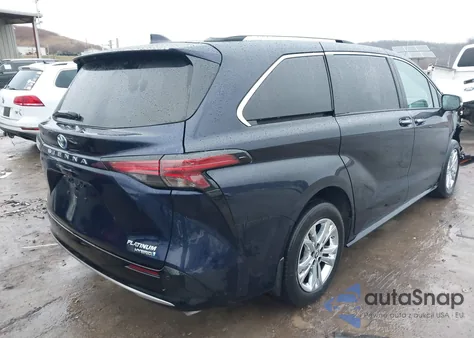 2023 Toyota Sienna Platinum from USA, damaged, VIN 5TDESKFC6PS088282